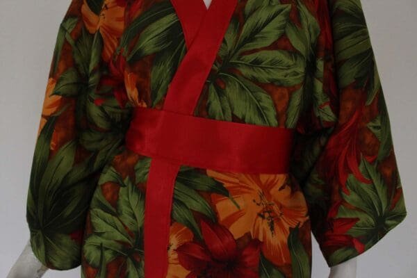 kimono hawai red short 02